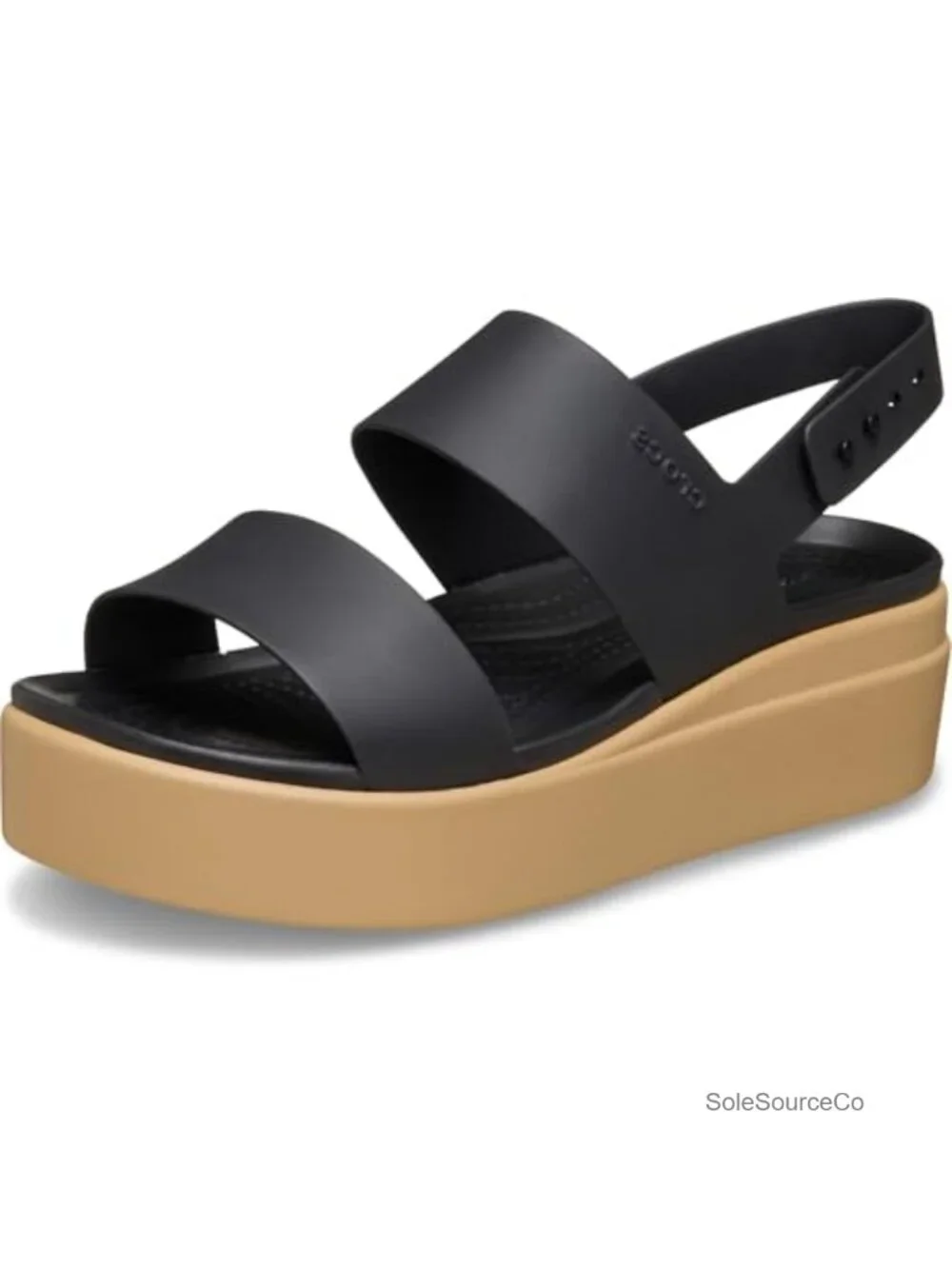 Crocs Brooklyn Low Wedge Sandals Platform Wedges LiteRide Foam Comfort Sandals